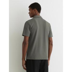 REISS Forno Half-Zip Textured Polo Shirt